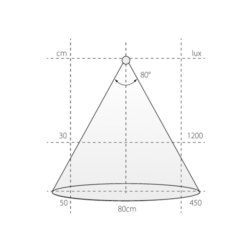 LED-spot Vega - Matt sort