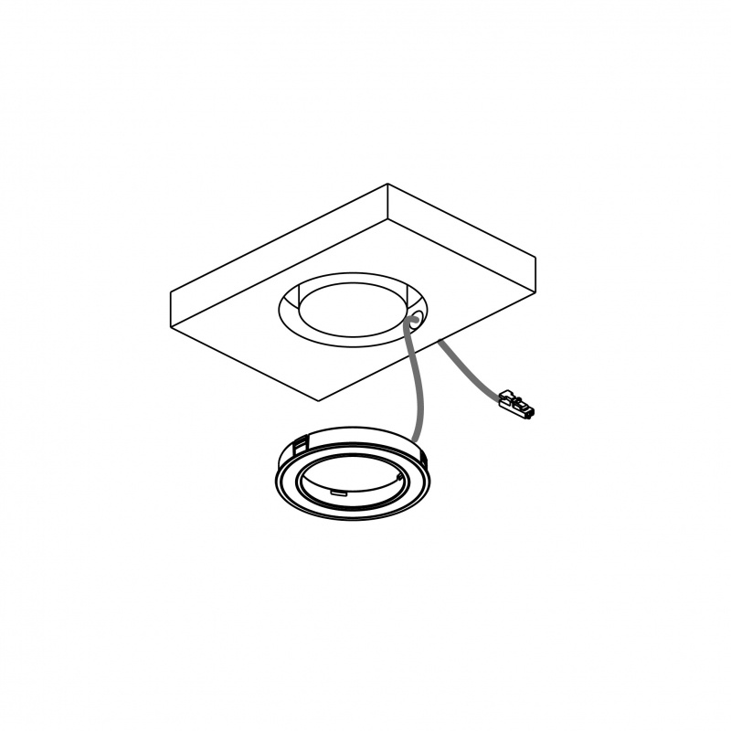 LED-spot Holl D-M - Matt sort