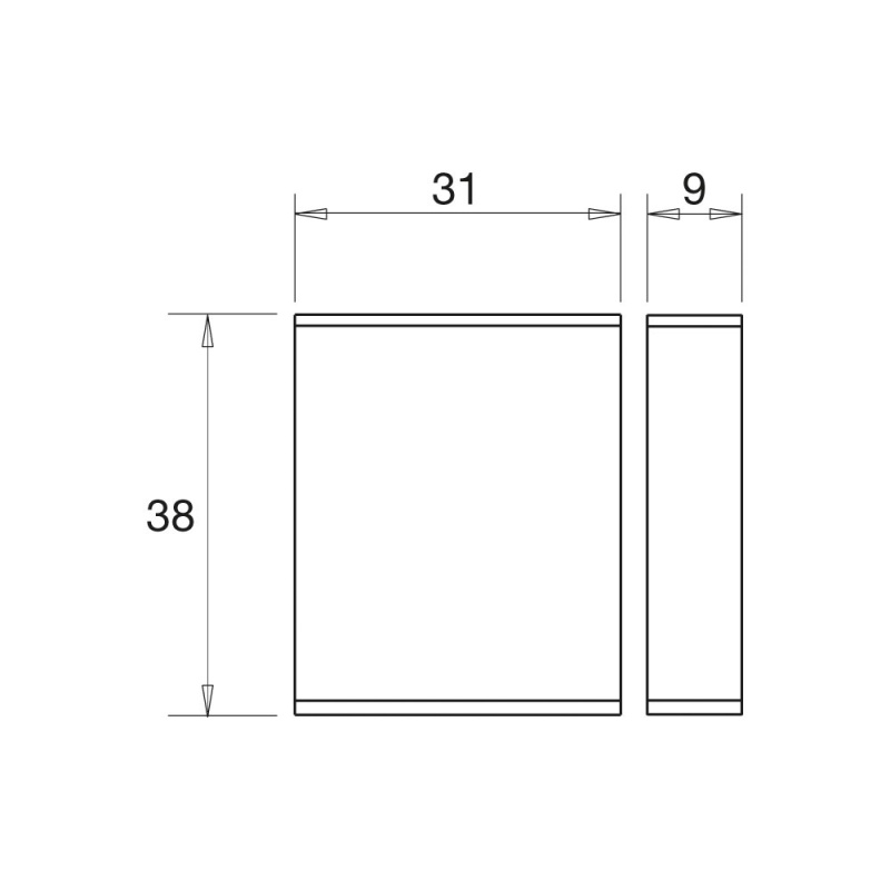 Dimmer Dotti FW - Aluminium