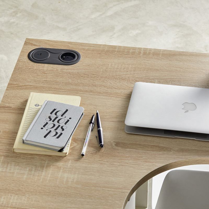 Strømuttak Infini - Matt sort