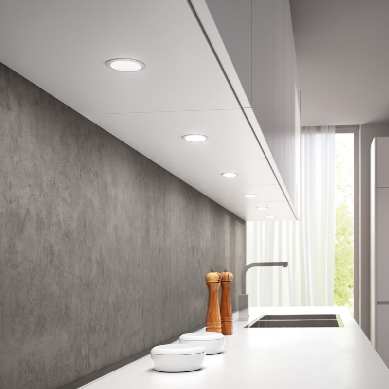 LED-spot Atom - Rustfri Look