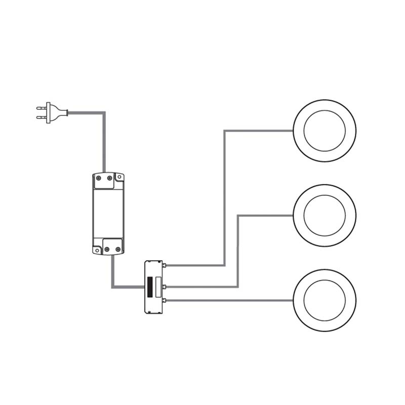 LED-spot Atom - Rustfri Look