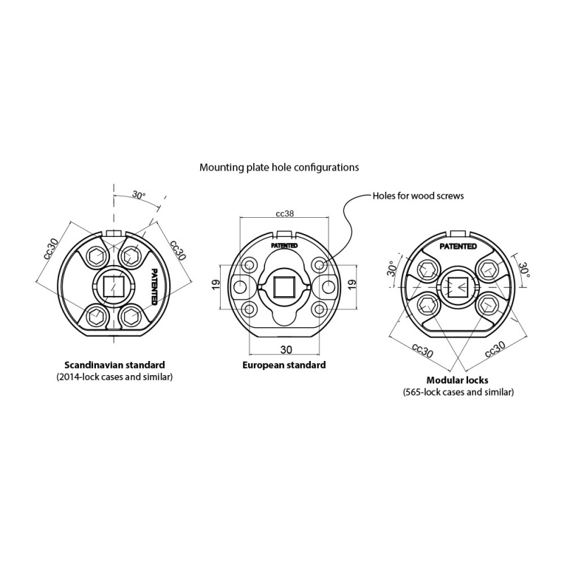 Dørhåndtak Tavira - Rustfri look