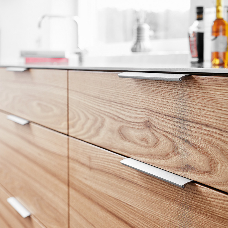 Profilhåndtak Edge Straight - Rustfri look