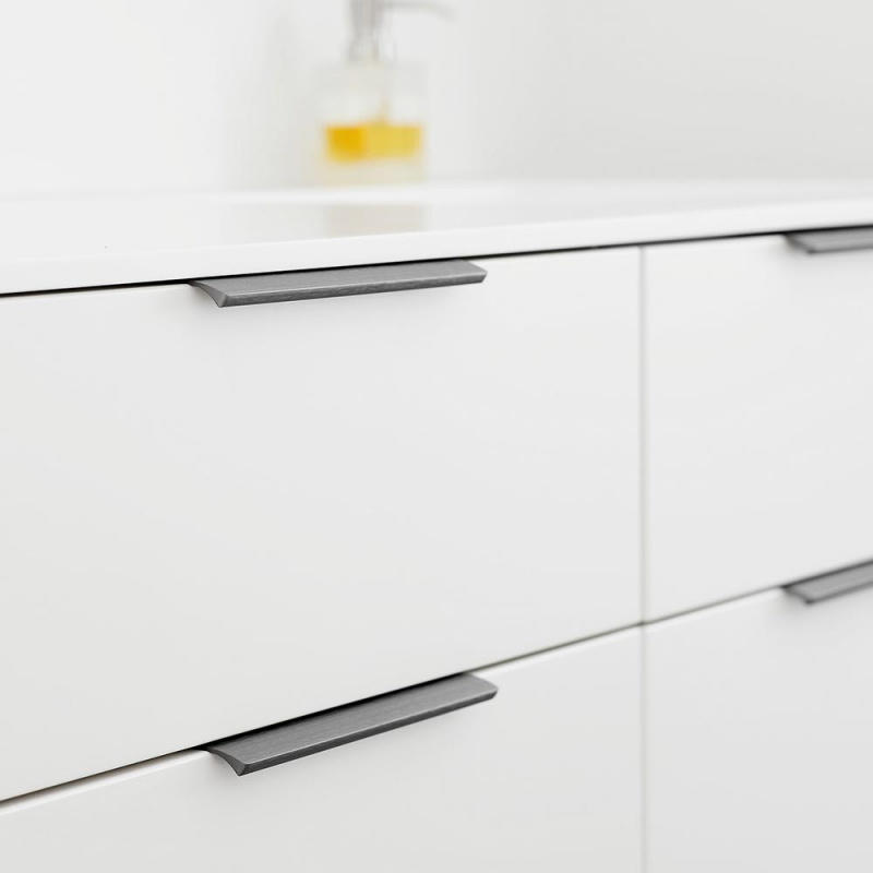 Profilhåndtak Edge Straight - Børstett antrasitt