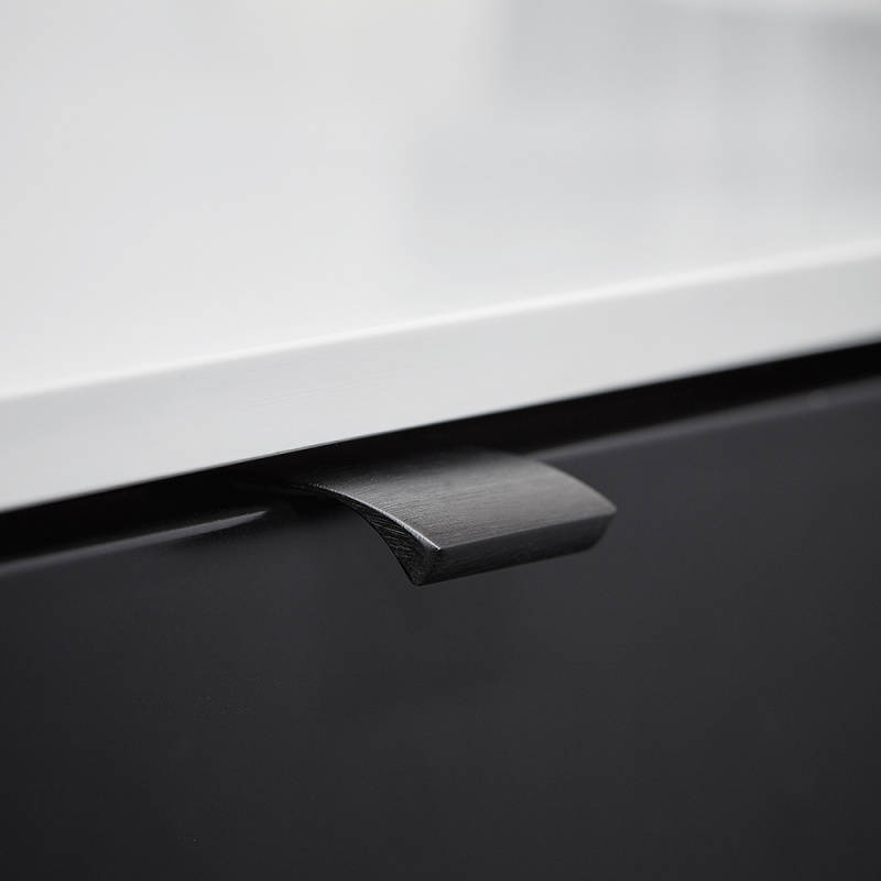 Profilhåndtak Edge Straight - Børstet sort
