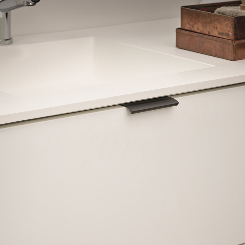 Profilhåndtak Edge Straight - Børstet sort