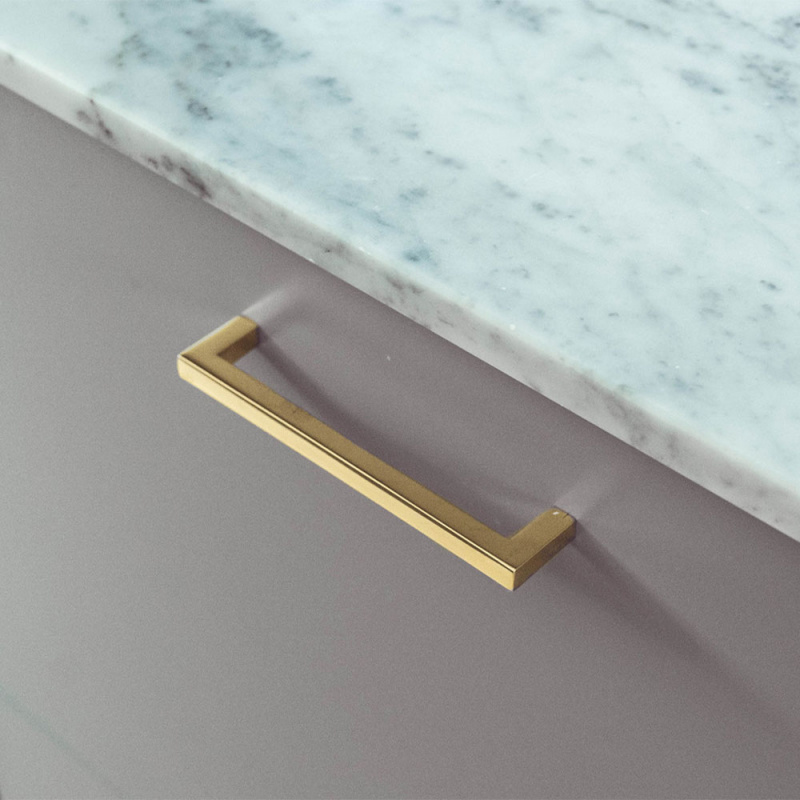 Håndtak 0143 - Borstet messing