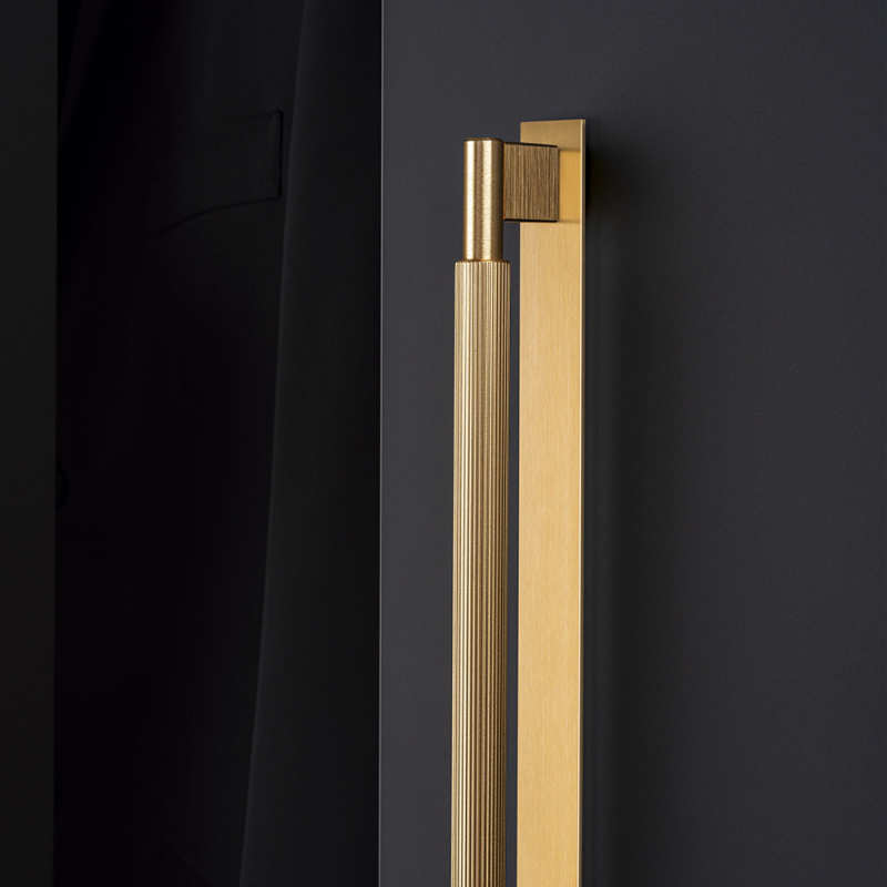 Håndtak Arpa - Bakplate - Rustfri look