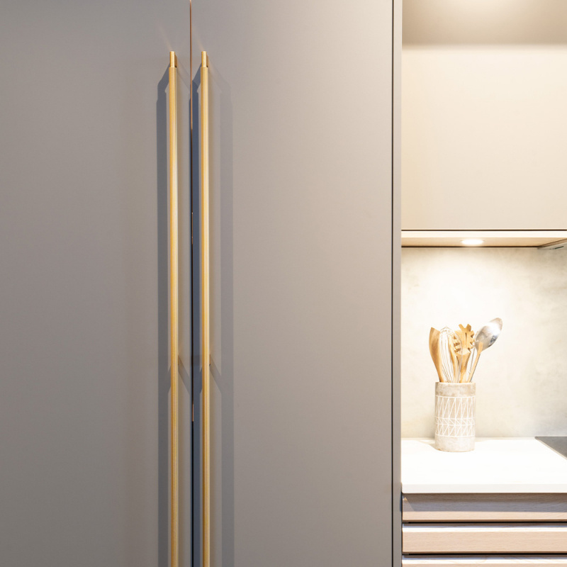 Håndtak Arpa - Børstet messing