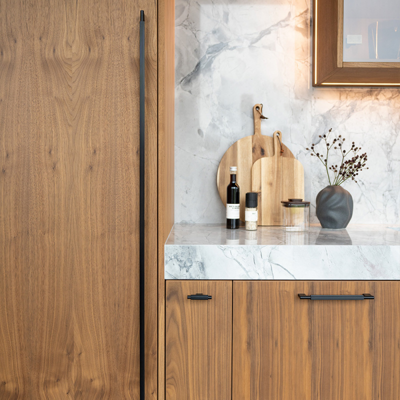 Håndtak Arpa - Børstet sort