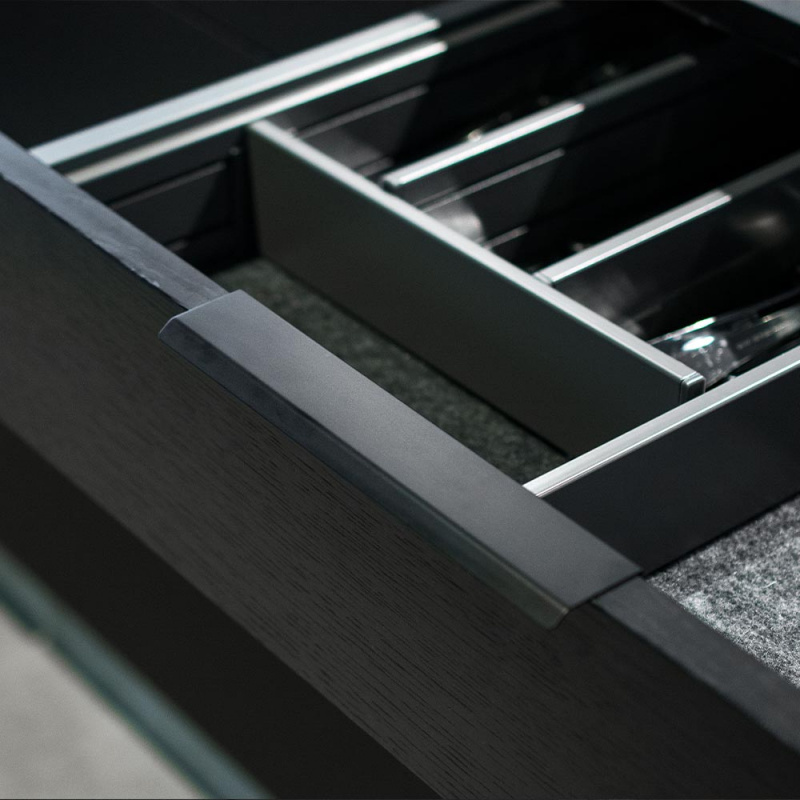 Håndtak Curve - Rustfri look