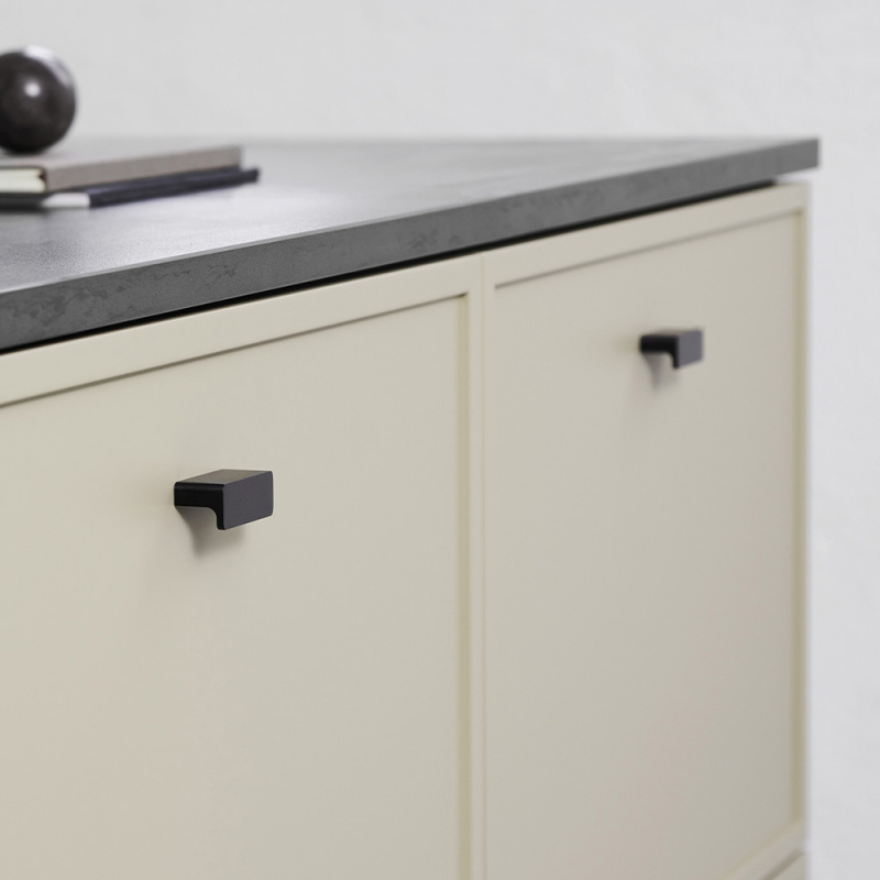 Håndtak Elan - Børstet sort