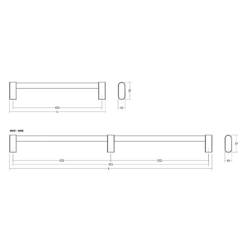 Håndtak Linkk - Rustfri look