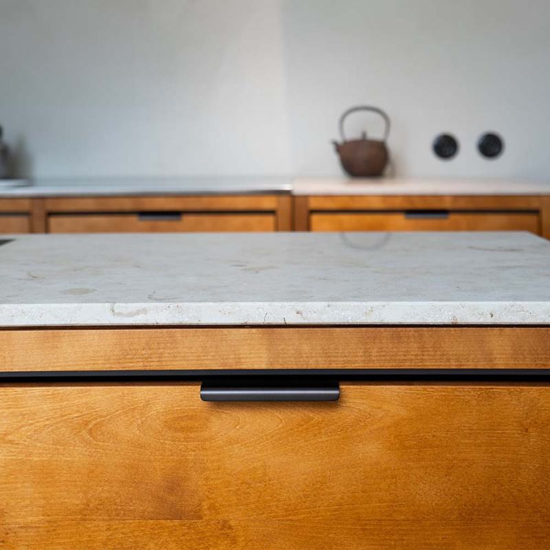 Håndtak Lip - Brunet messing