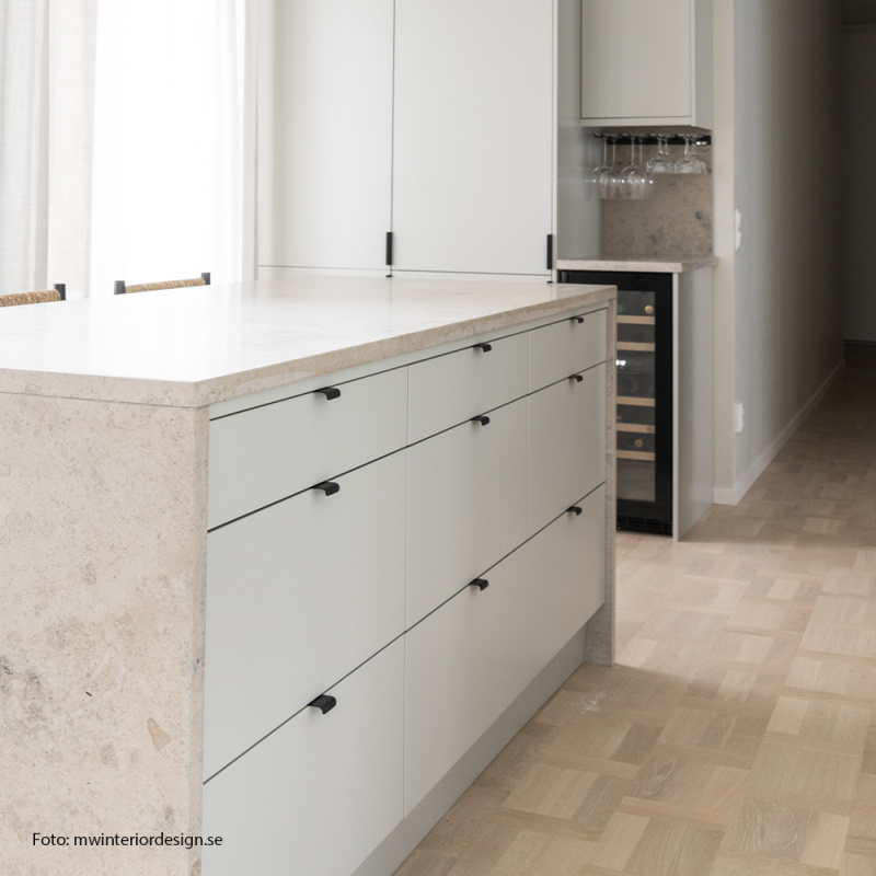 Håndtak Lip - Svart