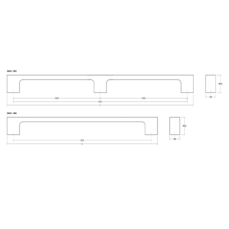 Håndtak Luv Wood - Eik