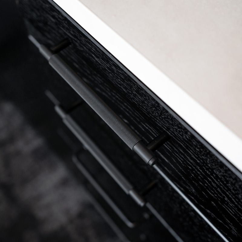 Håndtak Riff - Matt svart