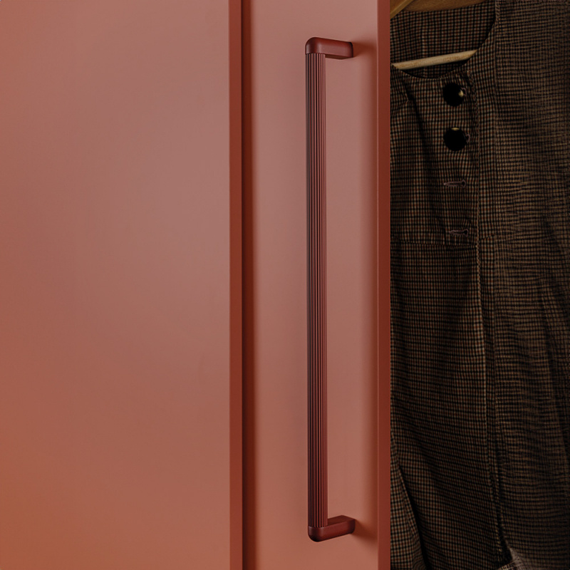 Håndtak Riss big - Rød vulkan