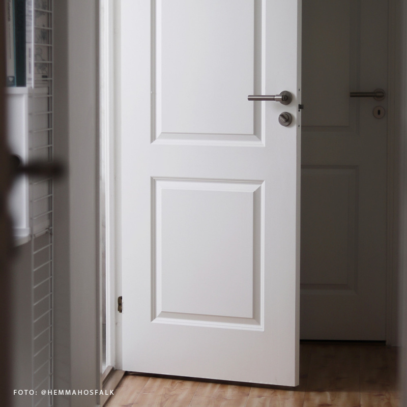 Dørhåndtak Helix 200 Plain - Rustfri look