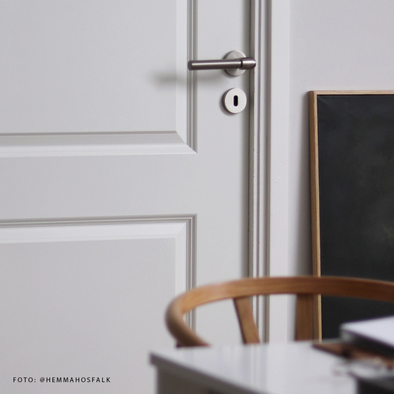 Dørhåndtak Helix 200 Plain - Rustfri look