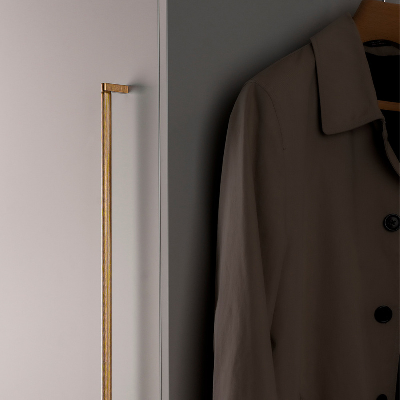 Håndtak Brooklyn - Mørk børstet messing