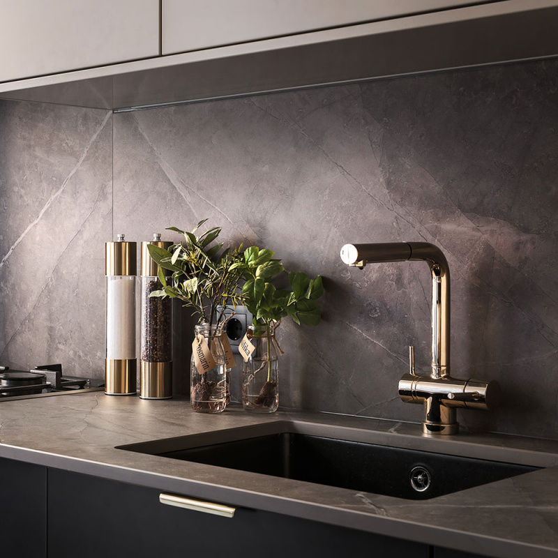 Håndtak Lip - Polert Ubehandlet Messing