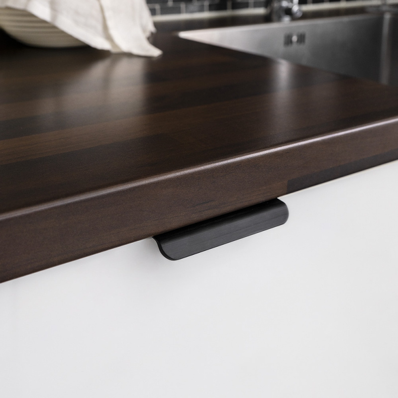 Profilhåndtak Roundy - Børstet sort