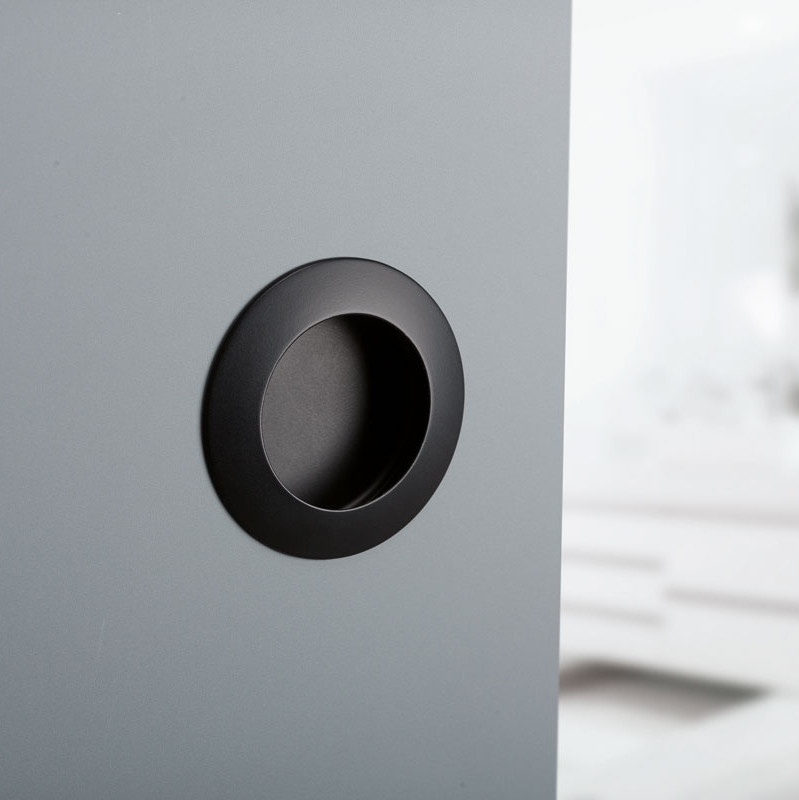 Innfelt håndtak Hollow - Matt svart