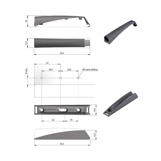 Døråpnere K-Push - Komplett - Magnet