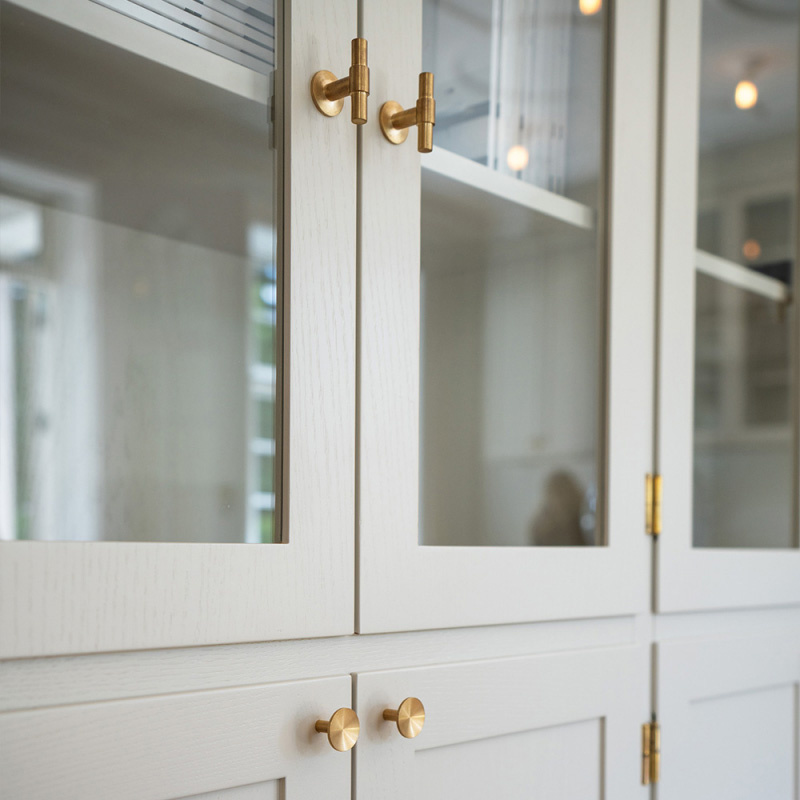 Knott Sture - Børstet ubehandlet messing