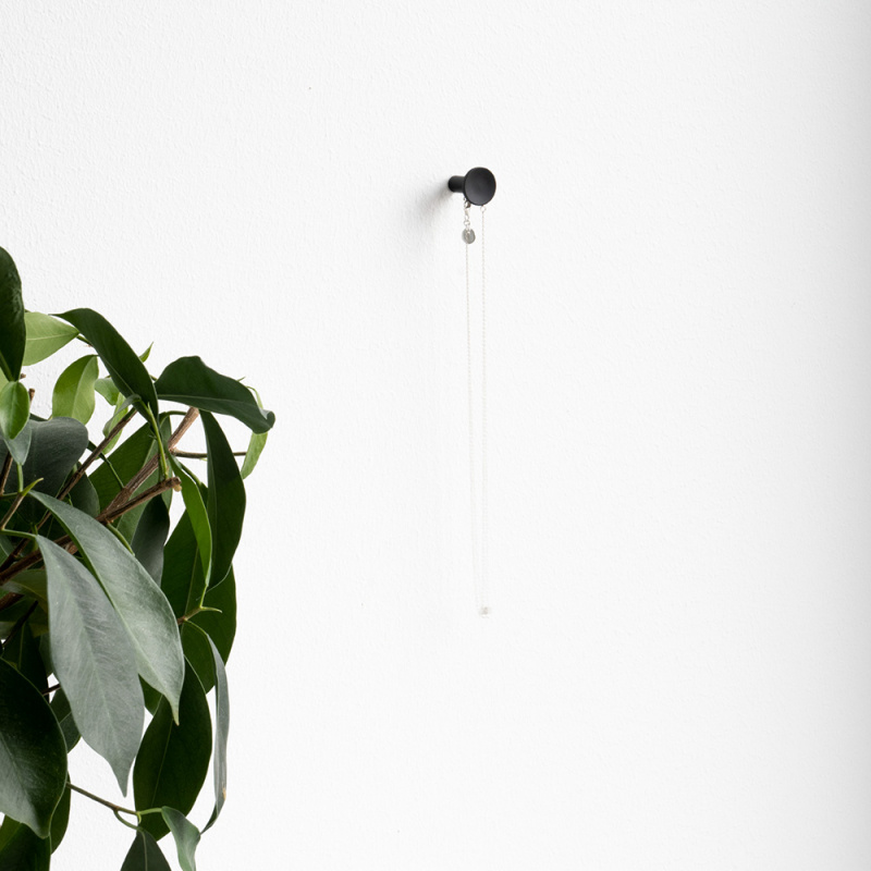 Knagg Sture - Matt svart