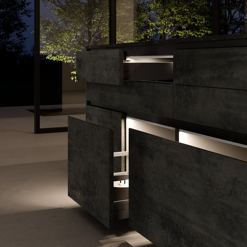 LED-armatur Baski SF - Rustfri look