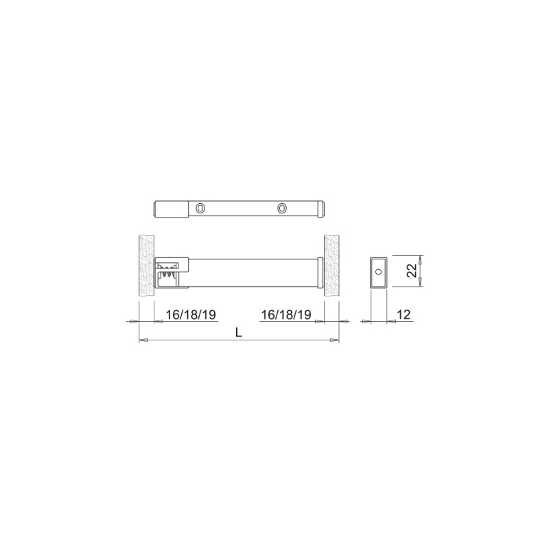LED-armatur Baski SF - Rustfri look