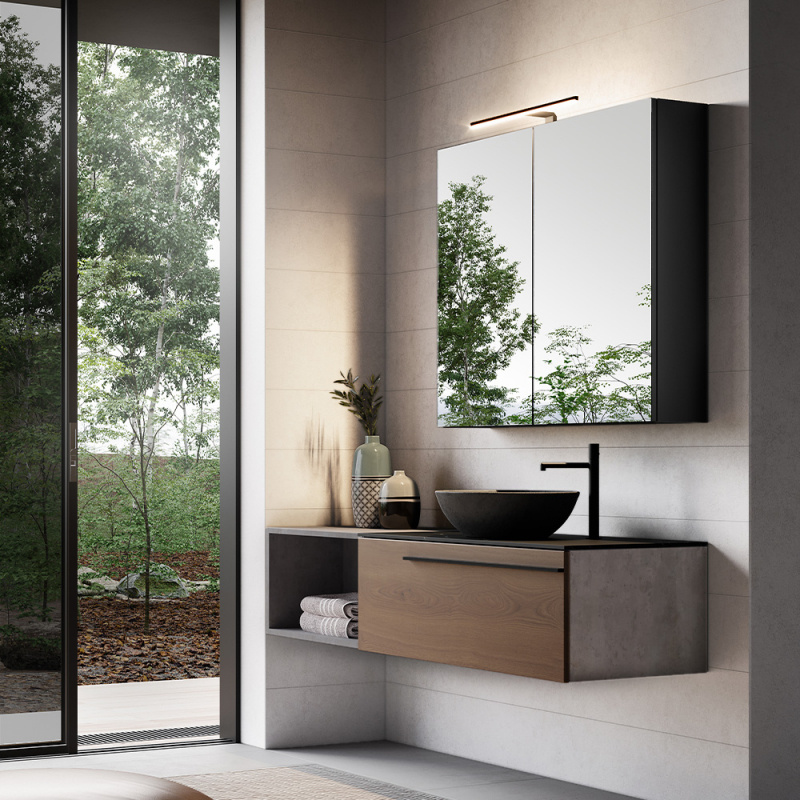 LED-armatur Jot D-M - Sort