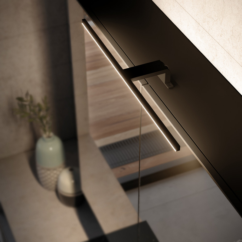 LED-armatur Jot D-M - Sort