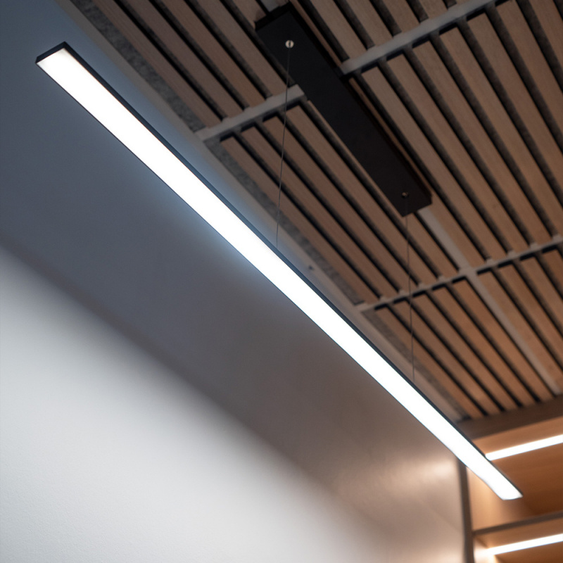 LED-armatur Pendy Dim - 900mm - 2900K - Svart