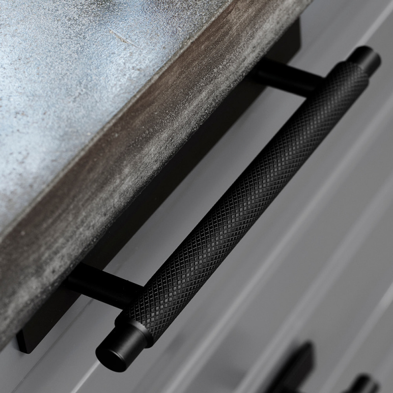 Håndtak Manor - Brikke - Matt svart