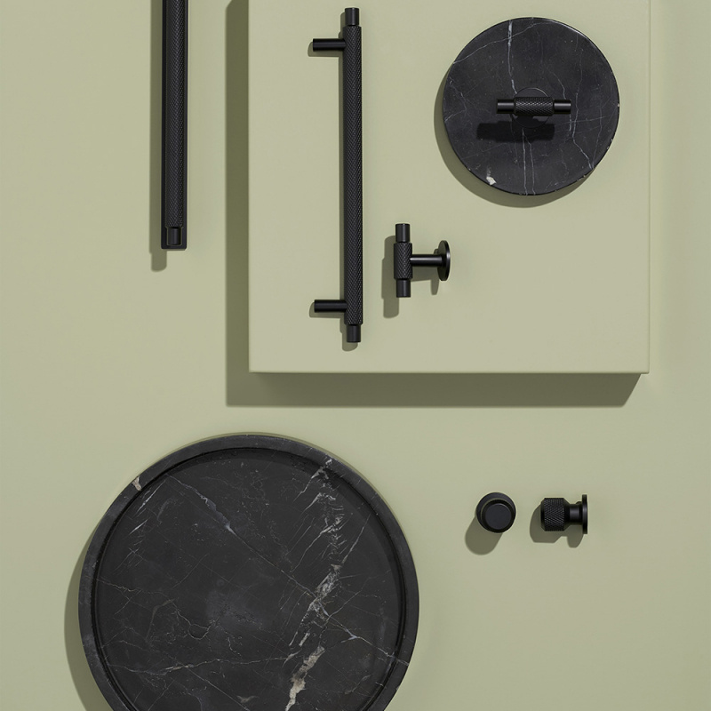 Håndtak Manor - Brikke - Matt svart