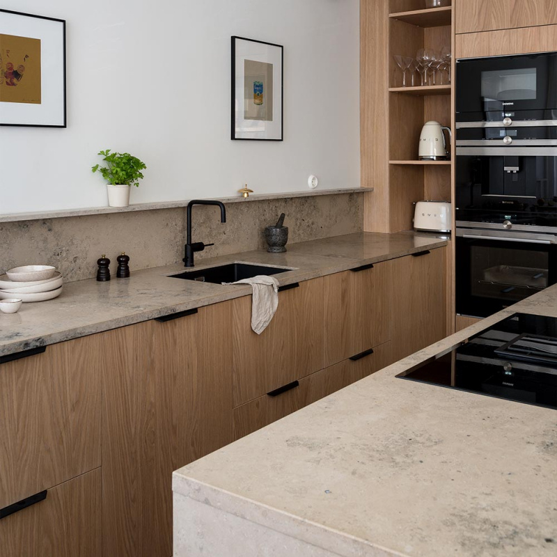 Håndtak Vann matt svart hjemme hos Elin Skoglund