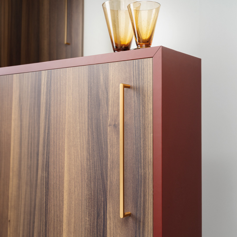 Håndtak Pura - Børstet messing