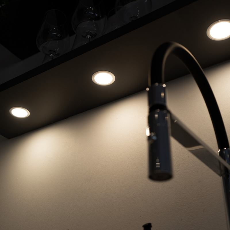 LED-spot Stella Flat - Rustfri look