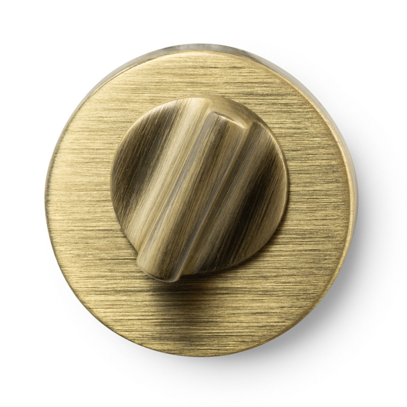 Toalettlås R - Antikk bronse