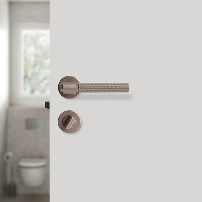 Toalettlås R - Mørk bronse