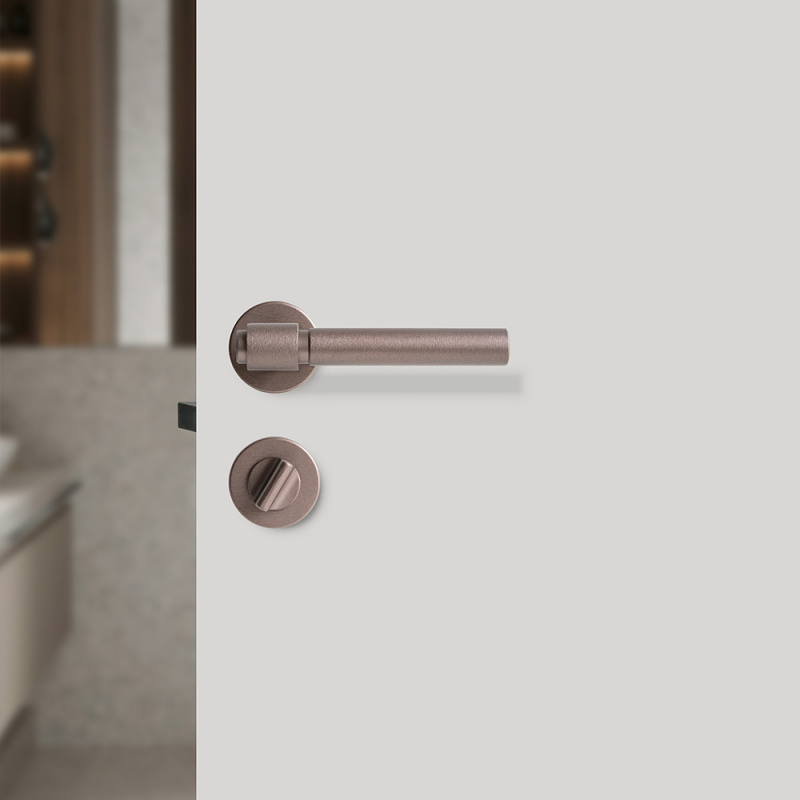 Toalettlås R - Mørk bronse