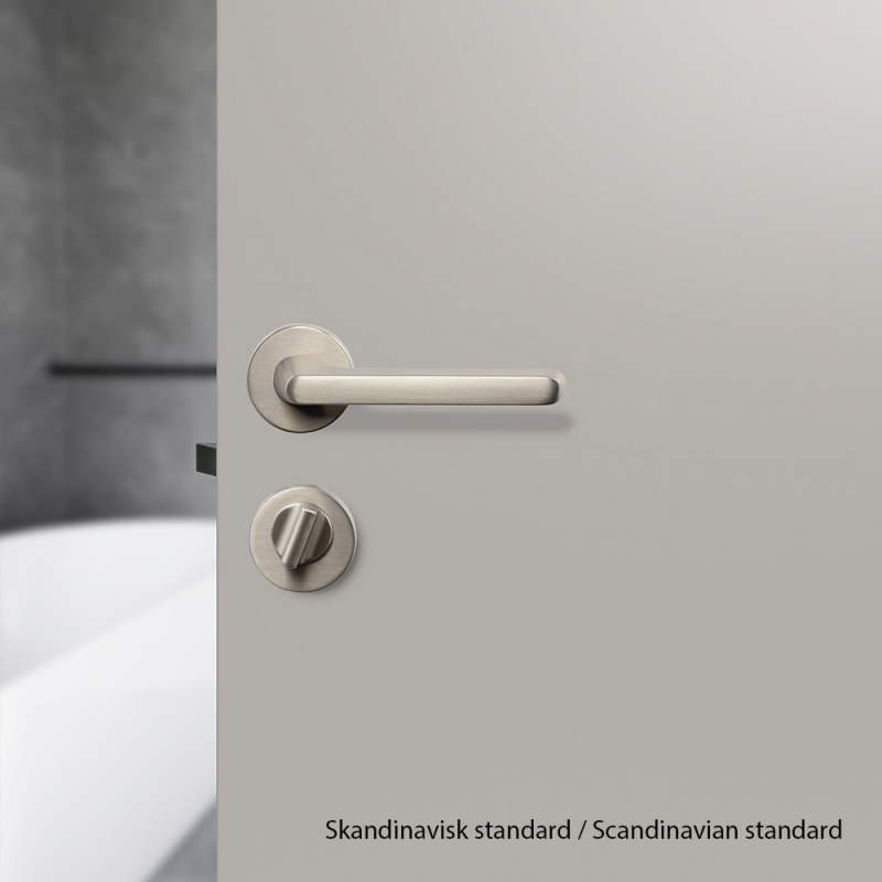 Toalettlås R - Rustfri look