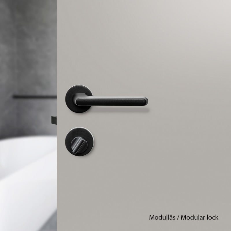 Toalettlås R - Svart