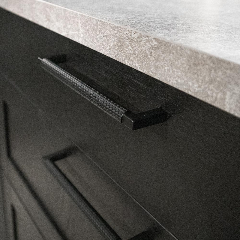 Håndtak Track Matt Svart